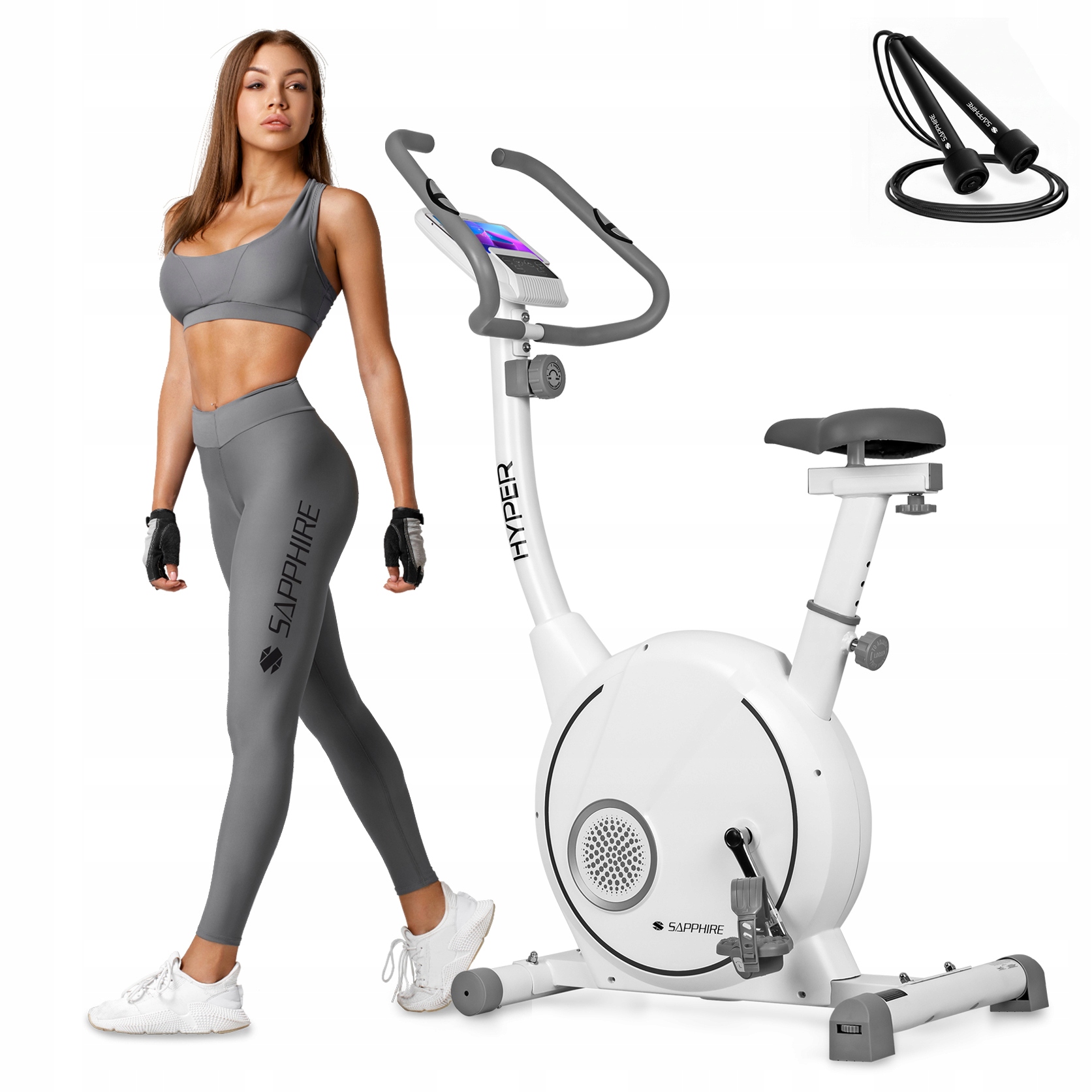 Rower stacjonarny magnetyczny Hyper rowerek Treningowy Sapphire do 150KG