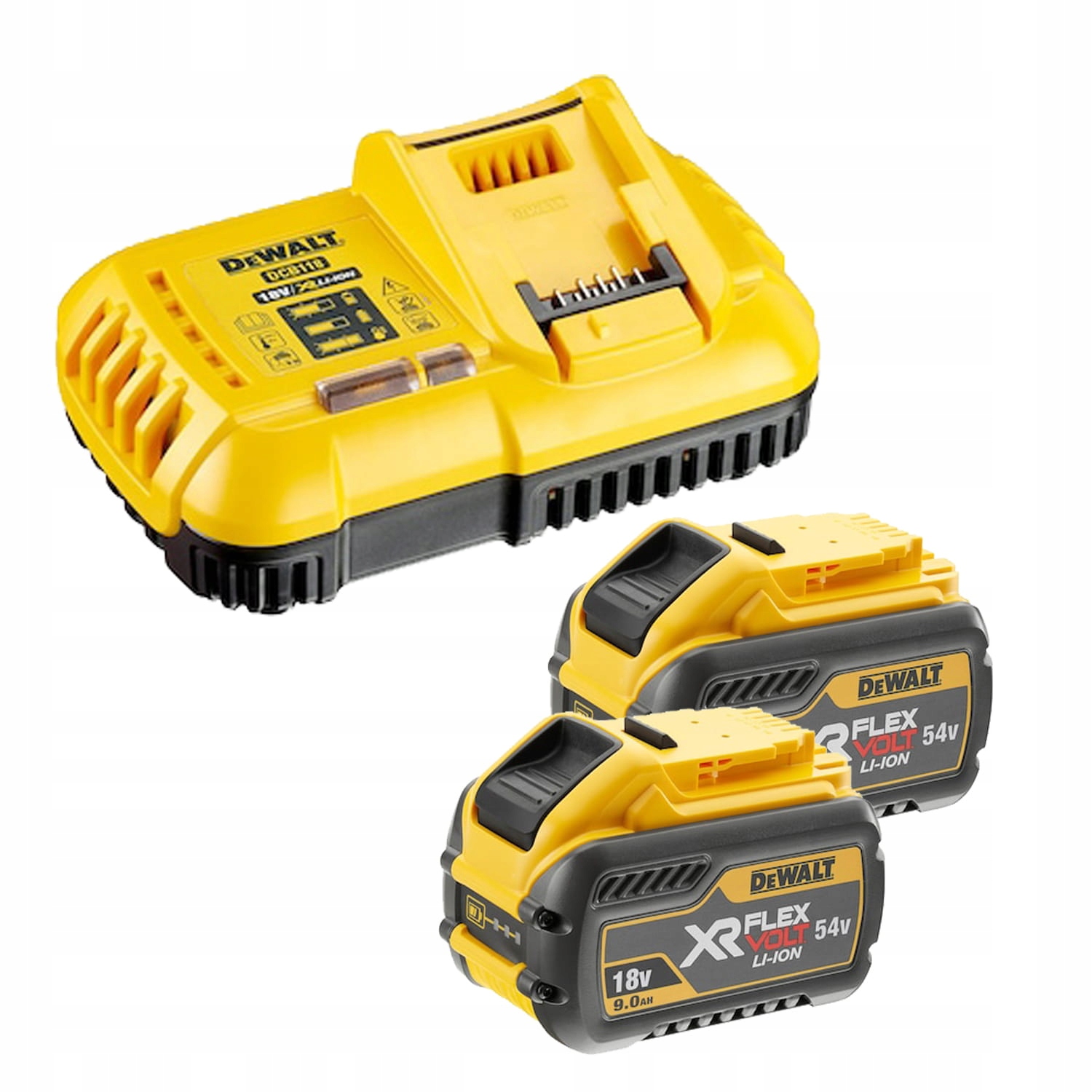 

Dewalt DCB118X2 Zestaw ładowarka akumulator 2x9,0A