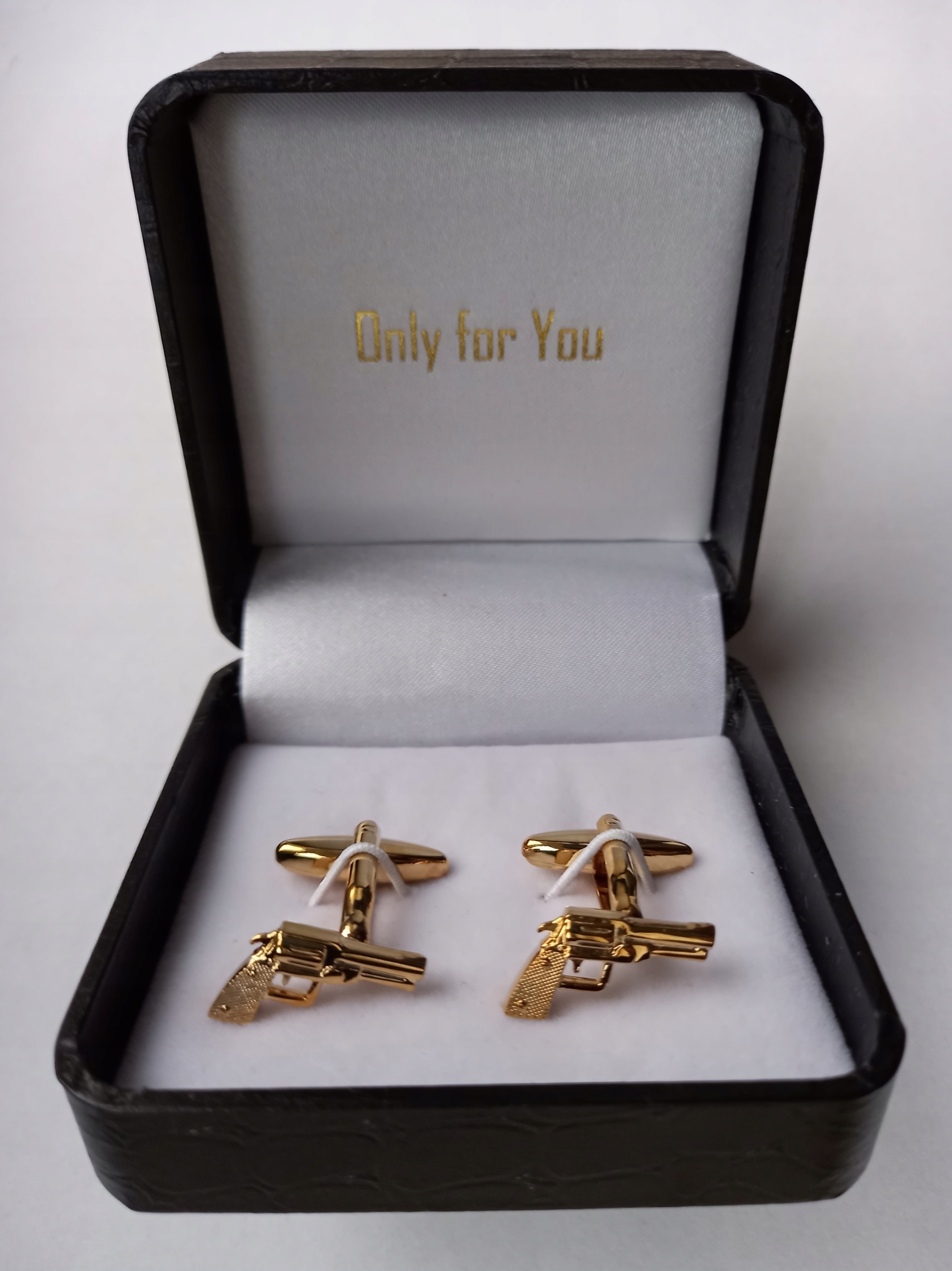 Manžetové knoflíčky James Bond 007 Zlatá pistole