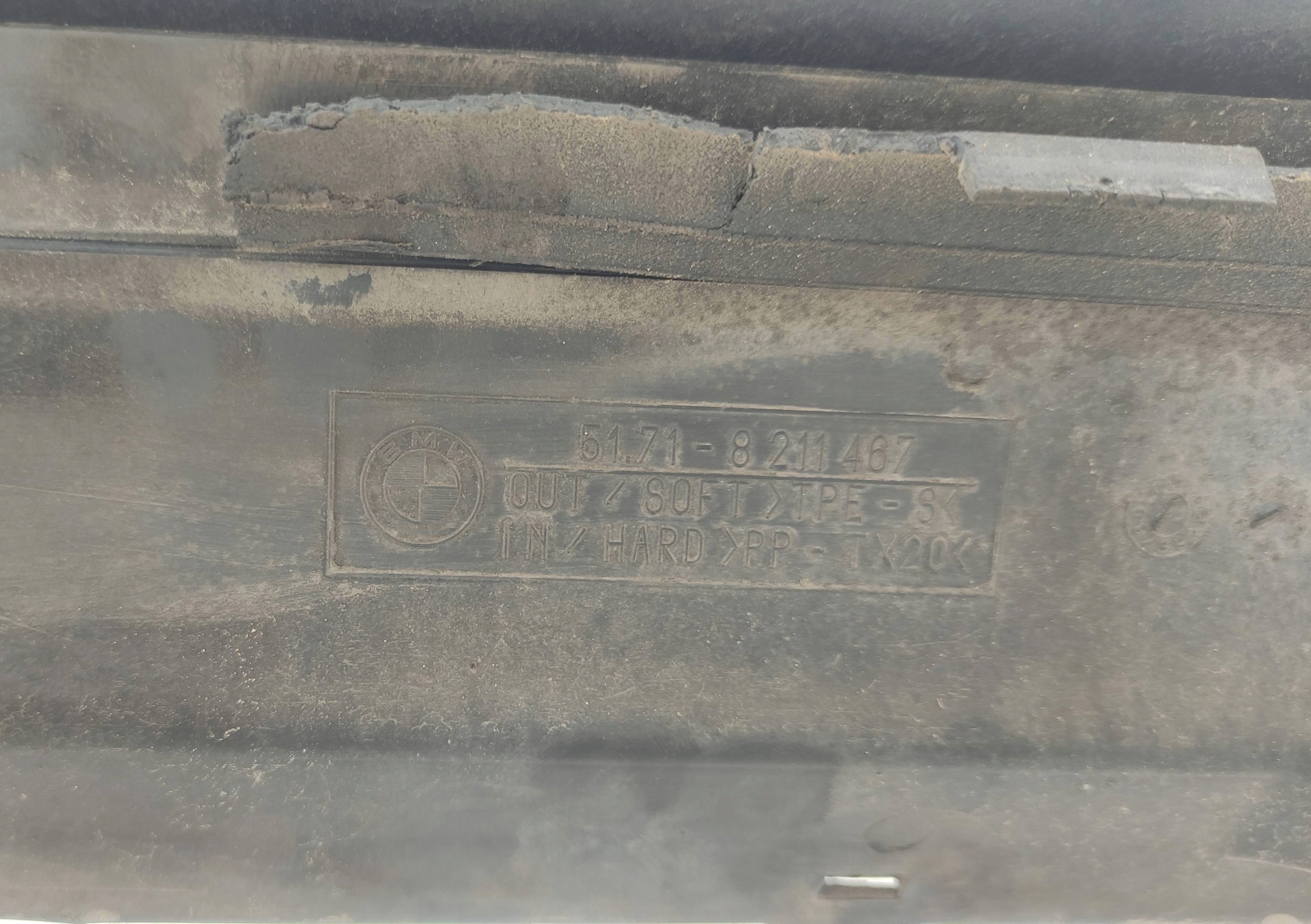 hütöfal erösített ELÜLSŐ BMW E36 COMPACT