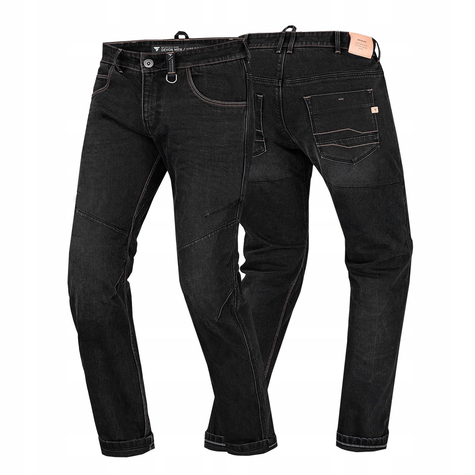 Spodnie Motocyklowe Shima Devon czarne rozmiar 40 Regular