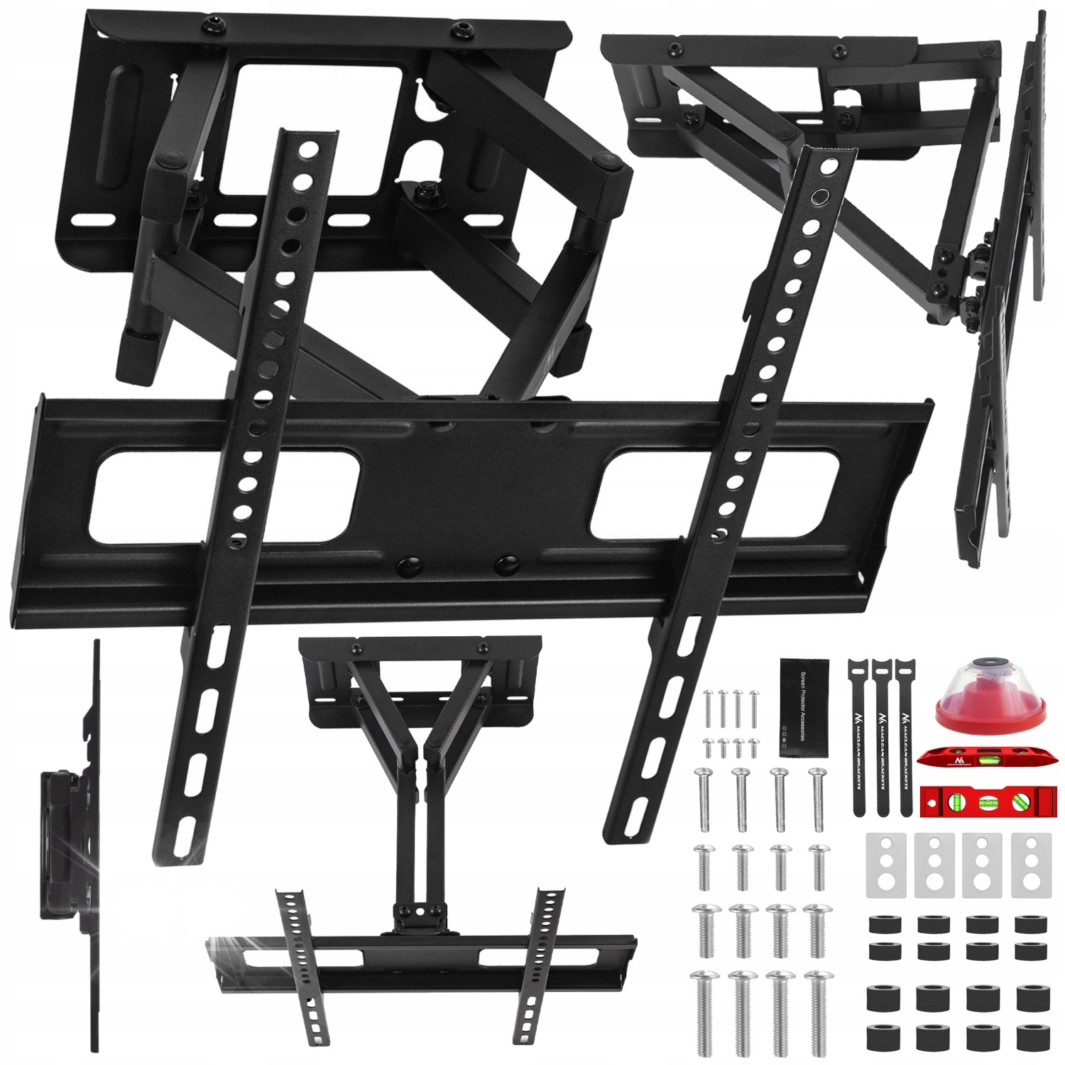 Držák pro televizor 32"-70" Palcový Tv Nástěnný věšák Otočný a pohyblivý Vesa
