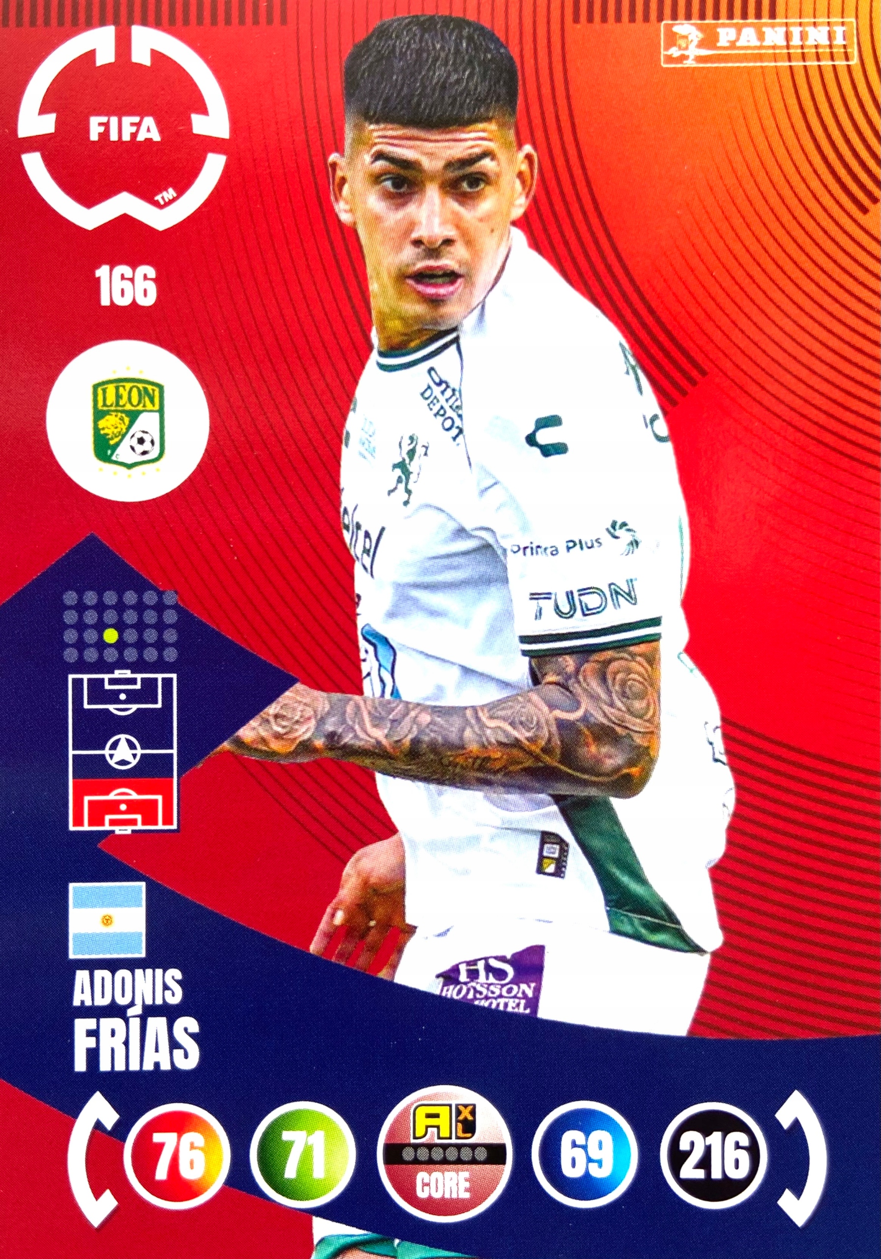 Fifa Club World Cup 2025 Team Mate Base 166 Adonis Frias Club Leon