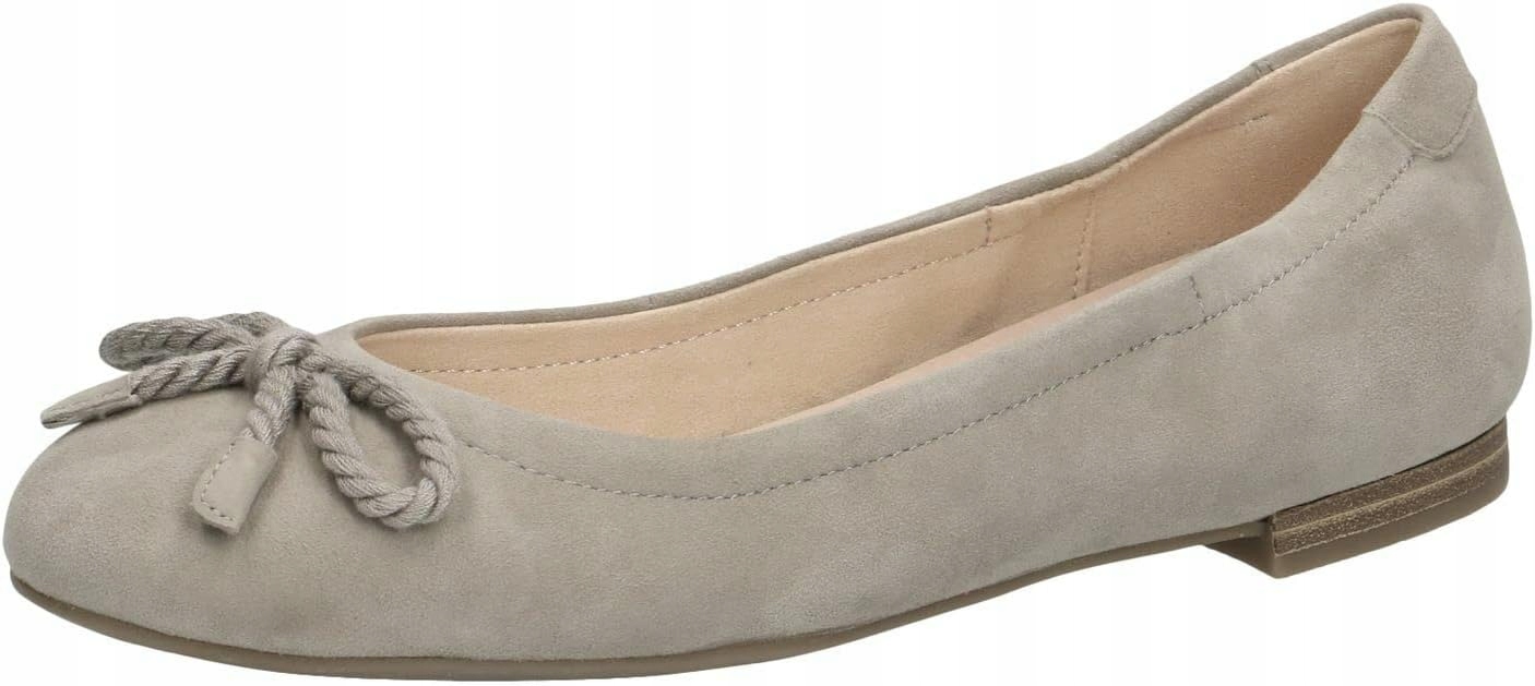 Caprice Dámské Kožené Baleríny S Mašličkou 39 Ž3G