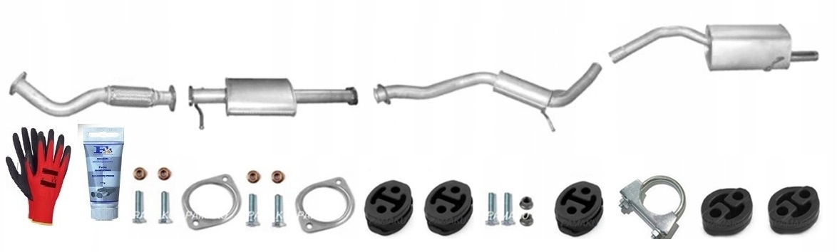 Alfa Romeo 156 2.0 16V 121 kW (2002-9/2005) Sedan Kombi tlumiki.sada.+bonus