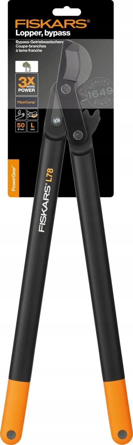 Sekator nożycowy Fiskars L78 Powergear II Nożyce dwuręczne 1000584 112590