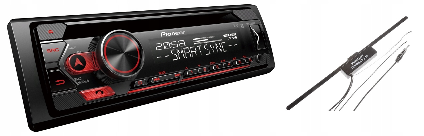 Pioneer DEH-S320BT Autorádio s Bluetooth MP3 Aux Usb 4 x 50W Anténa