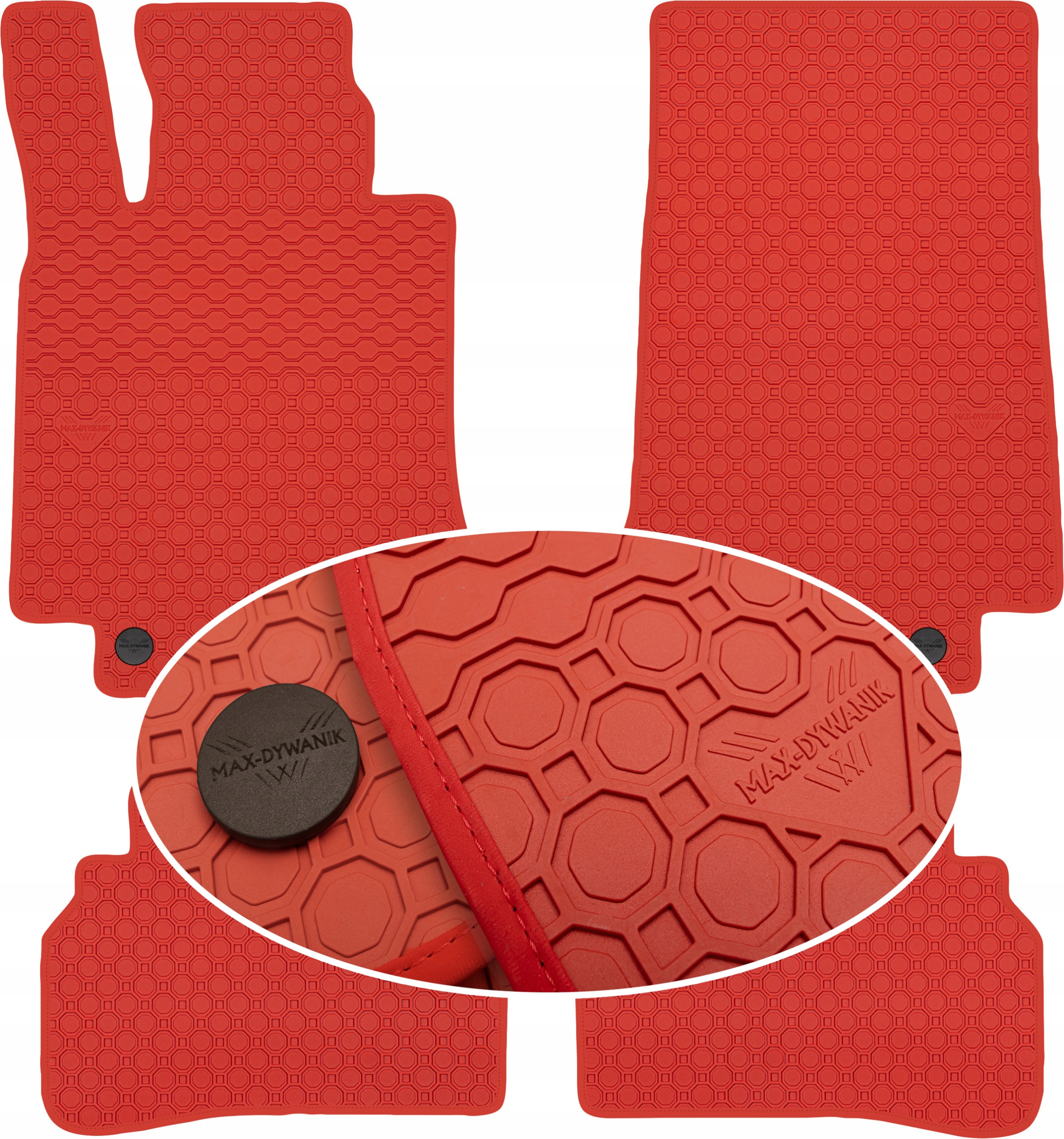 Mercedes C-Klasa W205 2013 Koberce Červené