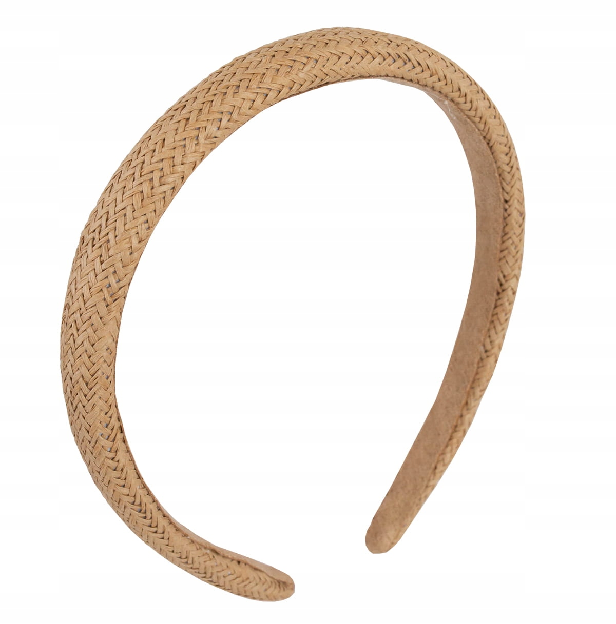 

Opaska do włosów rattan mini wąska brązowa klasyk