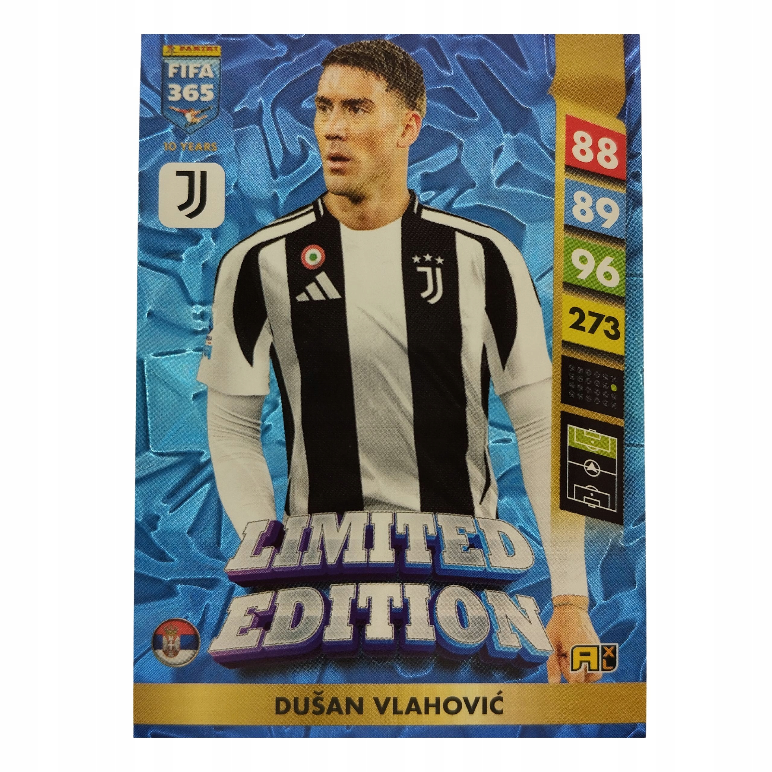 Karty Fifa 365 2025 Adrenalyn Panini Limited Edition Vlahovic Juventus
