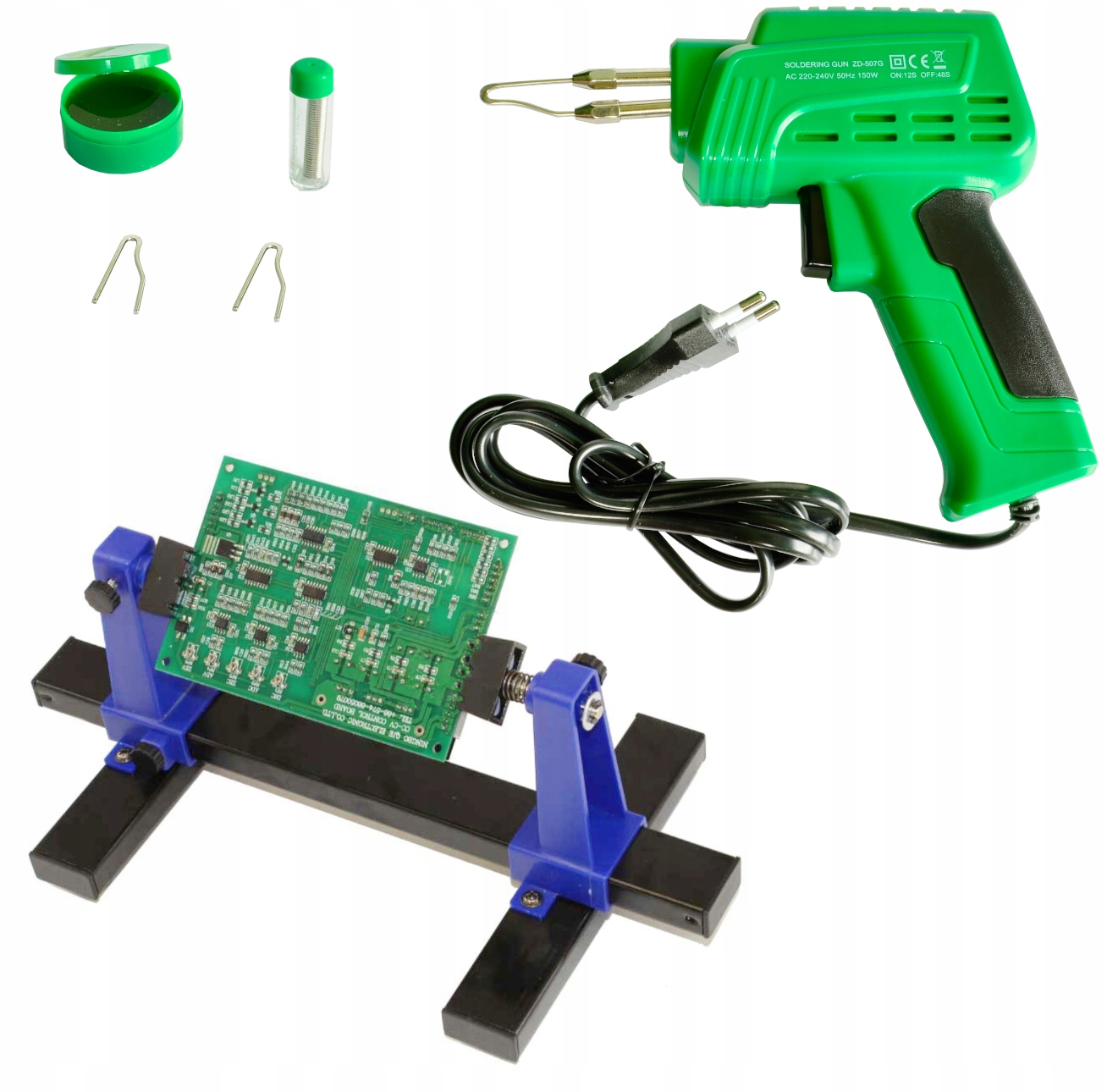 

Lutownica ZD-507F 150W +Podstawka montażowa ZD-11E