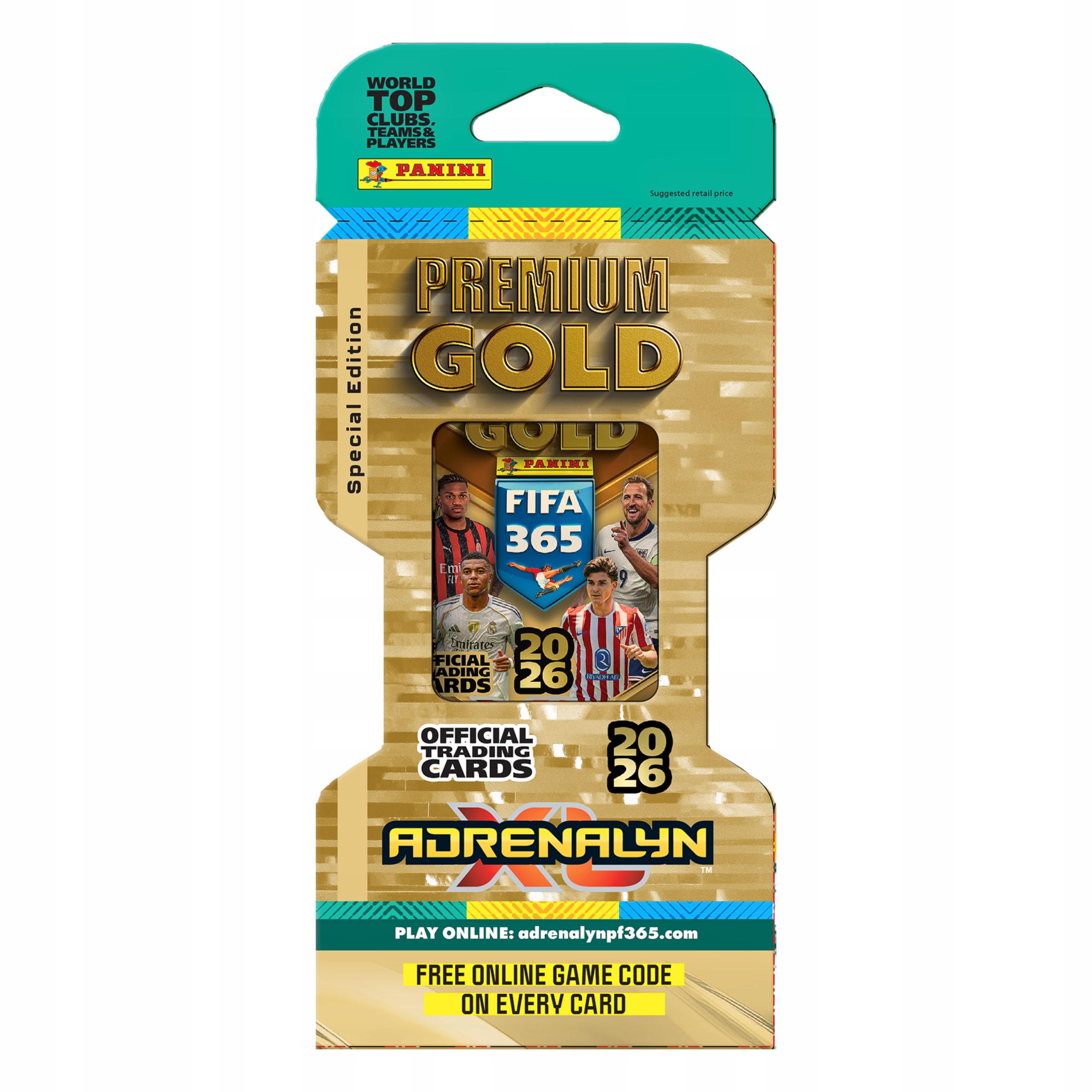 Blister Premium Gold Fifa 365 2026 Panini Karty Piłkarskie Adrenalyn XL