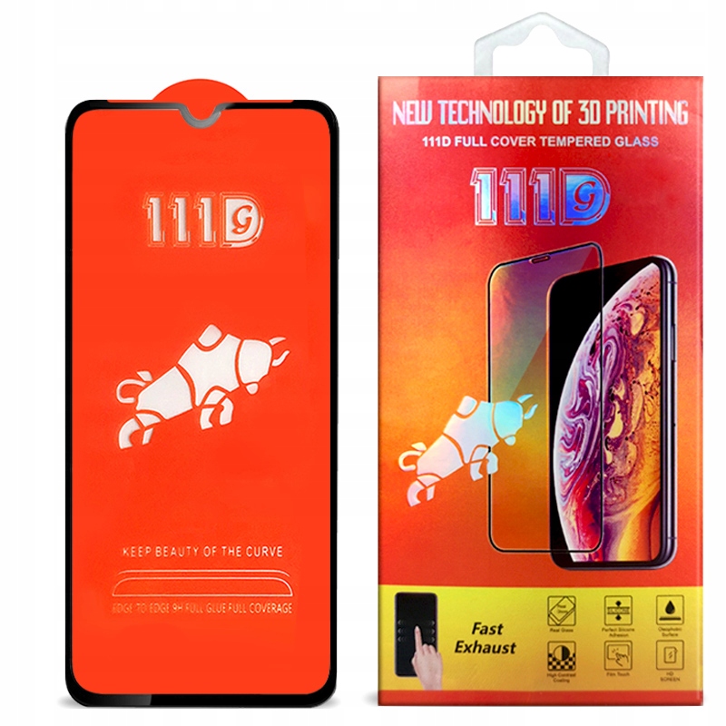 

Szkło 111D Full 5D do Xiaomi Mi9 Lite Zakrzywione