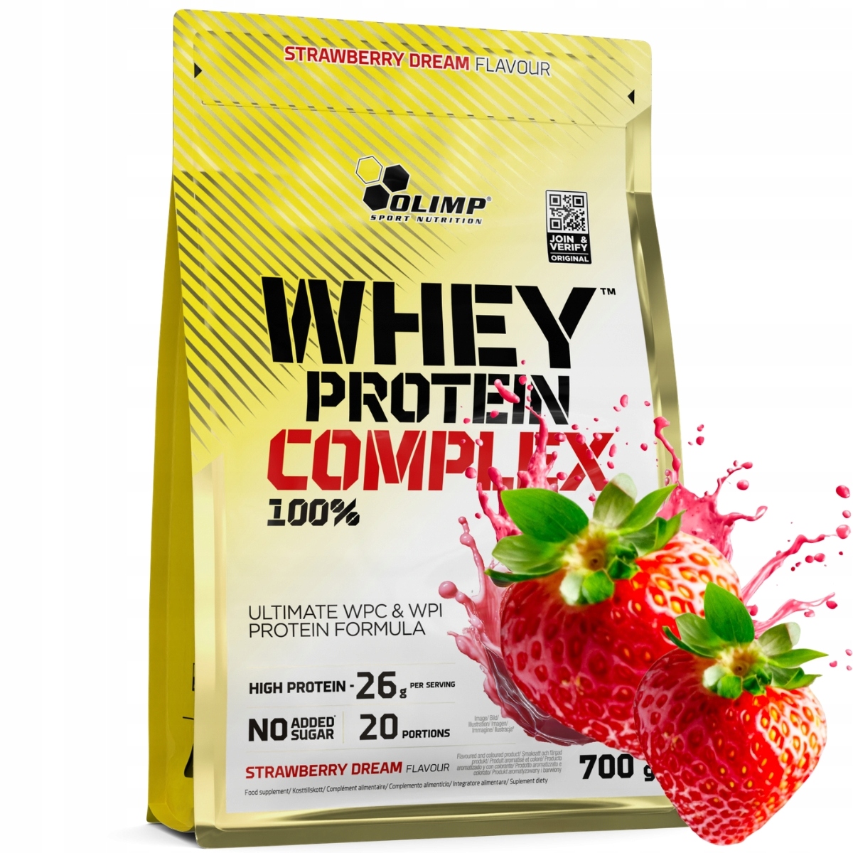 Olimp Whey Protein Complex 700g Wpc Protein Jahoda