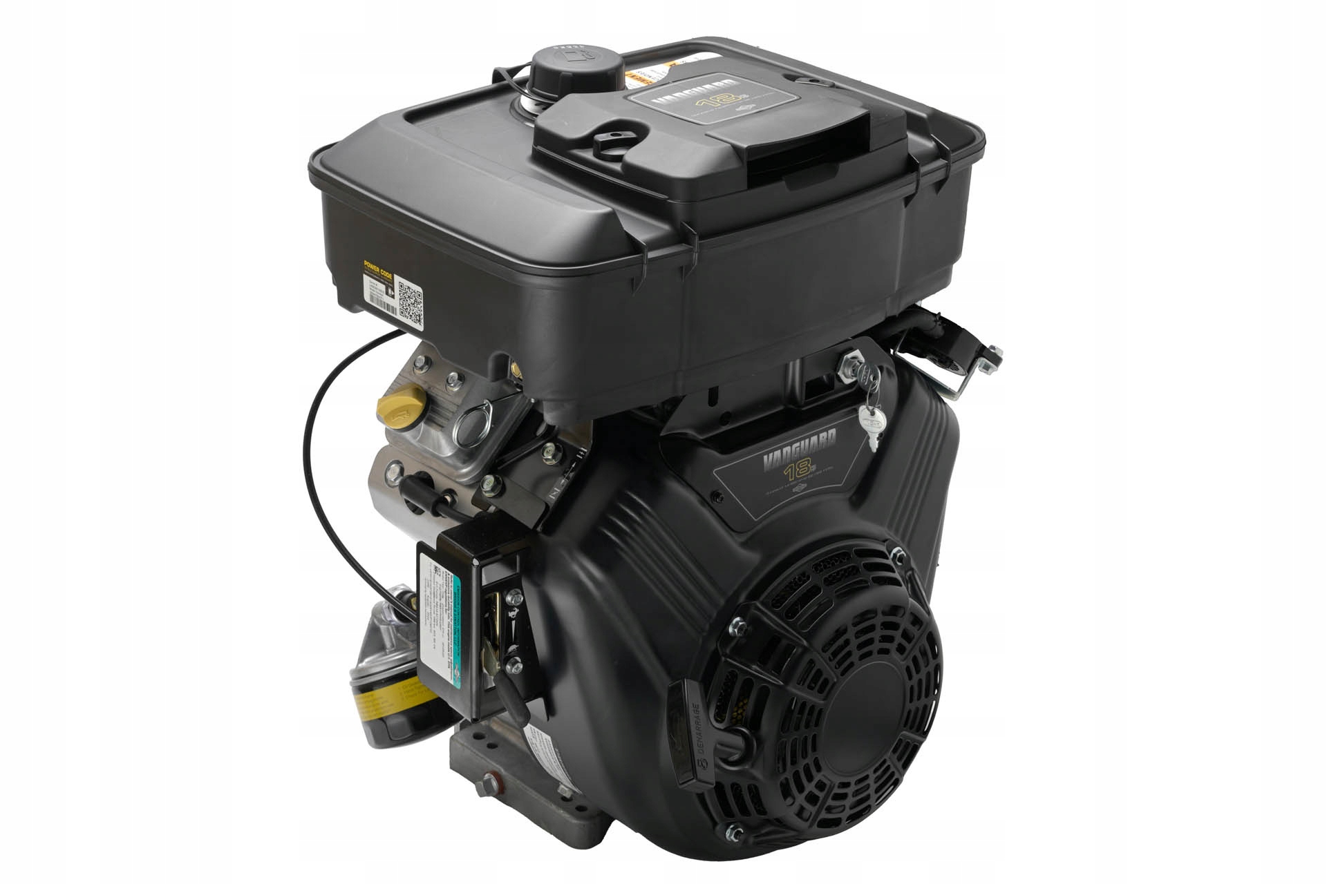 Motor Briggs a Stratton 18HP Vanguard, dĺžka hriadeľa – 76 mm, priemer – 25, 4 mm,