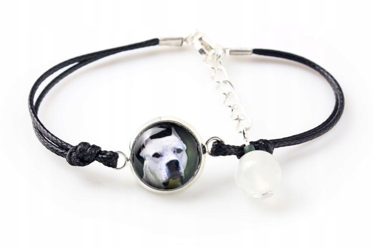 

Dog argetyński Bransoletka Twoje zdjęcie Handmade