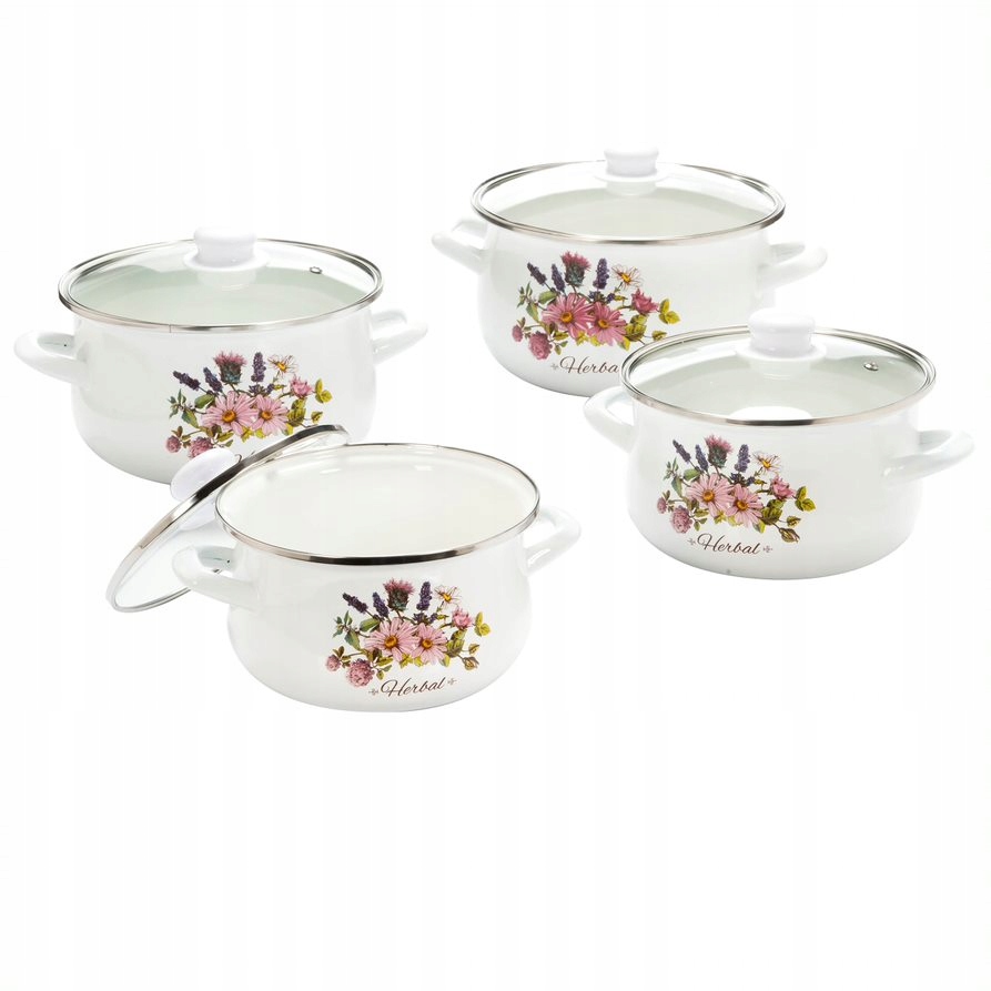 KOMPLET GARNKÓW EMALIOWANYCH HERBAL TADAR 8-EL.