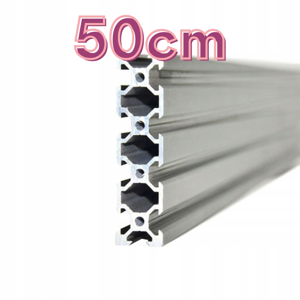 Hliníkový profil V-Slot 20x80x50 cm (stříbrný)