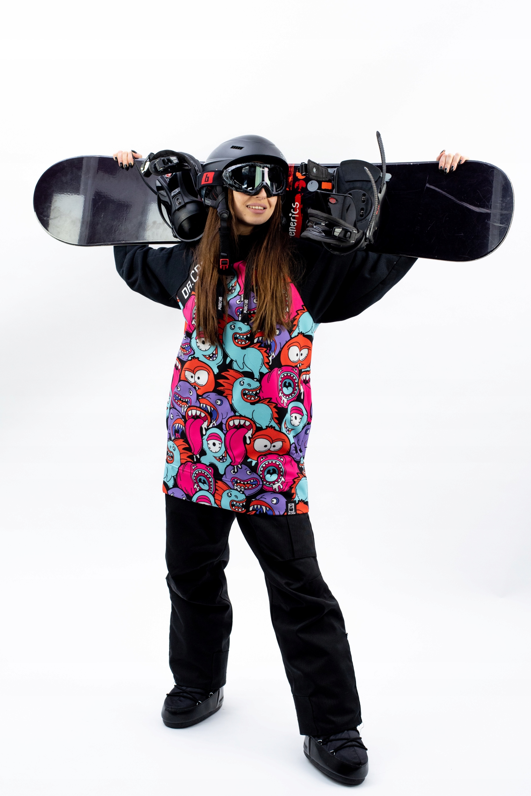 Damska Bluza Snowboardowa Colorful Monsters M Marka inna
