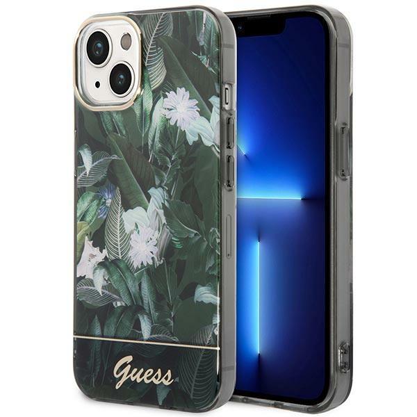 Pouzdro Guess GUHCP14MHGJGHA pro iPhone 14 Plus zelené