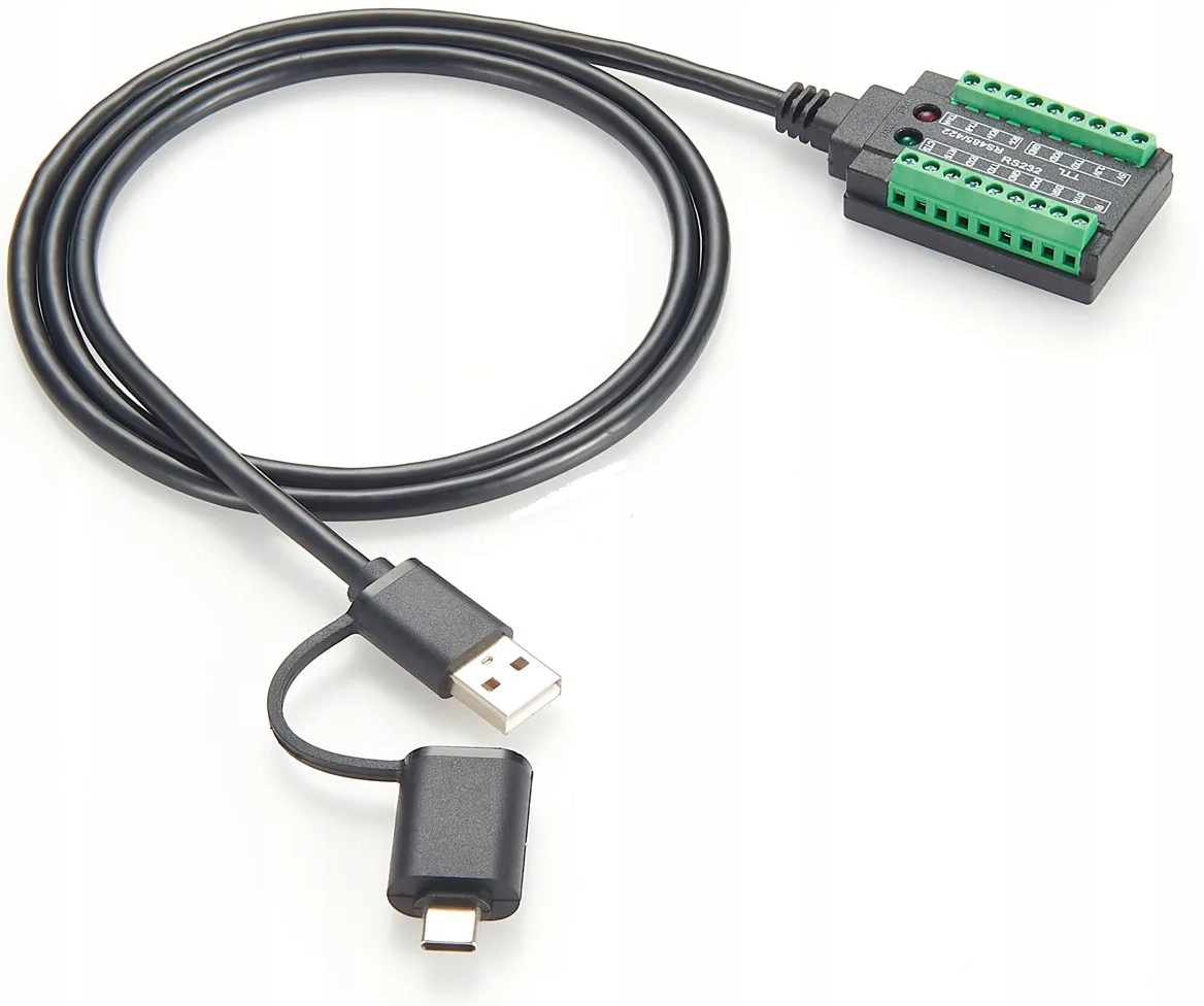Konwerter adapter przejściówka USB na RS232/485/422/TTL