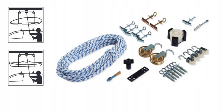 Výťahový vešiak na box na kajak a dosku Cruz Lift