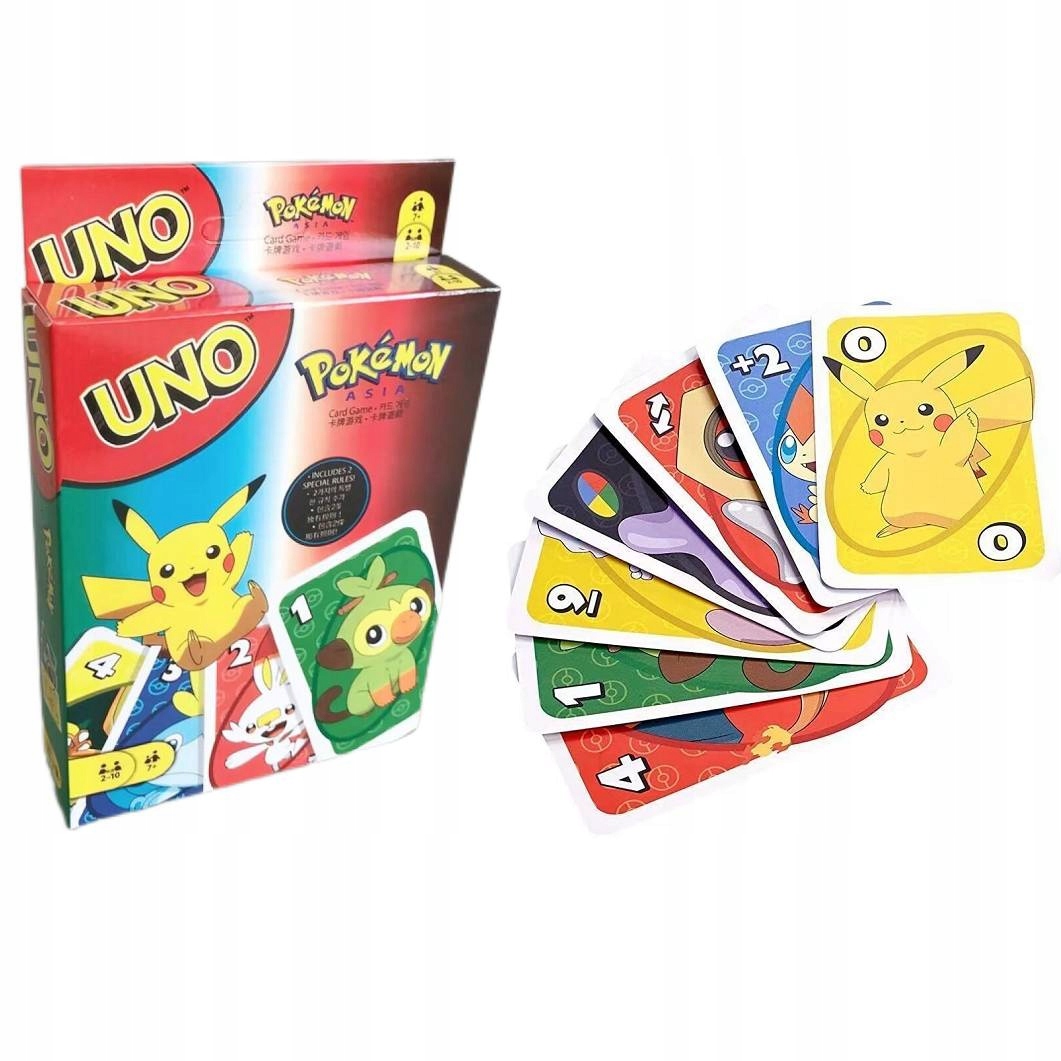 KARTY DO GRY POKEMON UNO Stan opakowania oryginalne