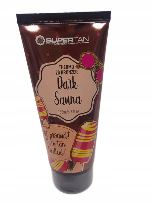 SuperTan Dark Sauna 20x Thermo bronzer s hřejivým efektem bonus hot