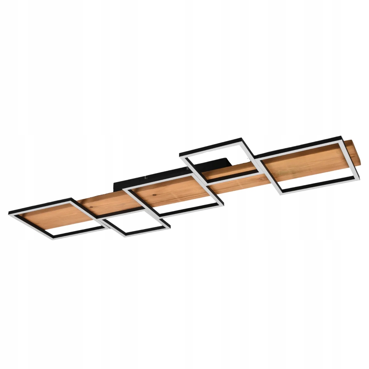 Stropná lampa stropné svietidlo podlhovastá, čierna Trio