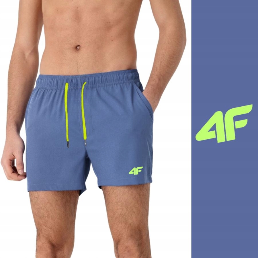 SPODENKI MĘSKIE 4F SZORTY KĄPIELÓWKI SPORTOWE NA BASEN PLAŻOWE