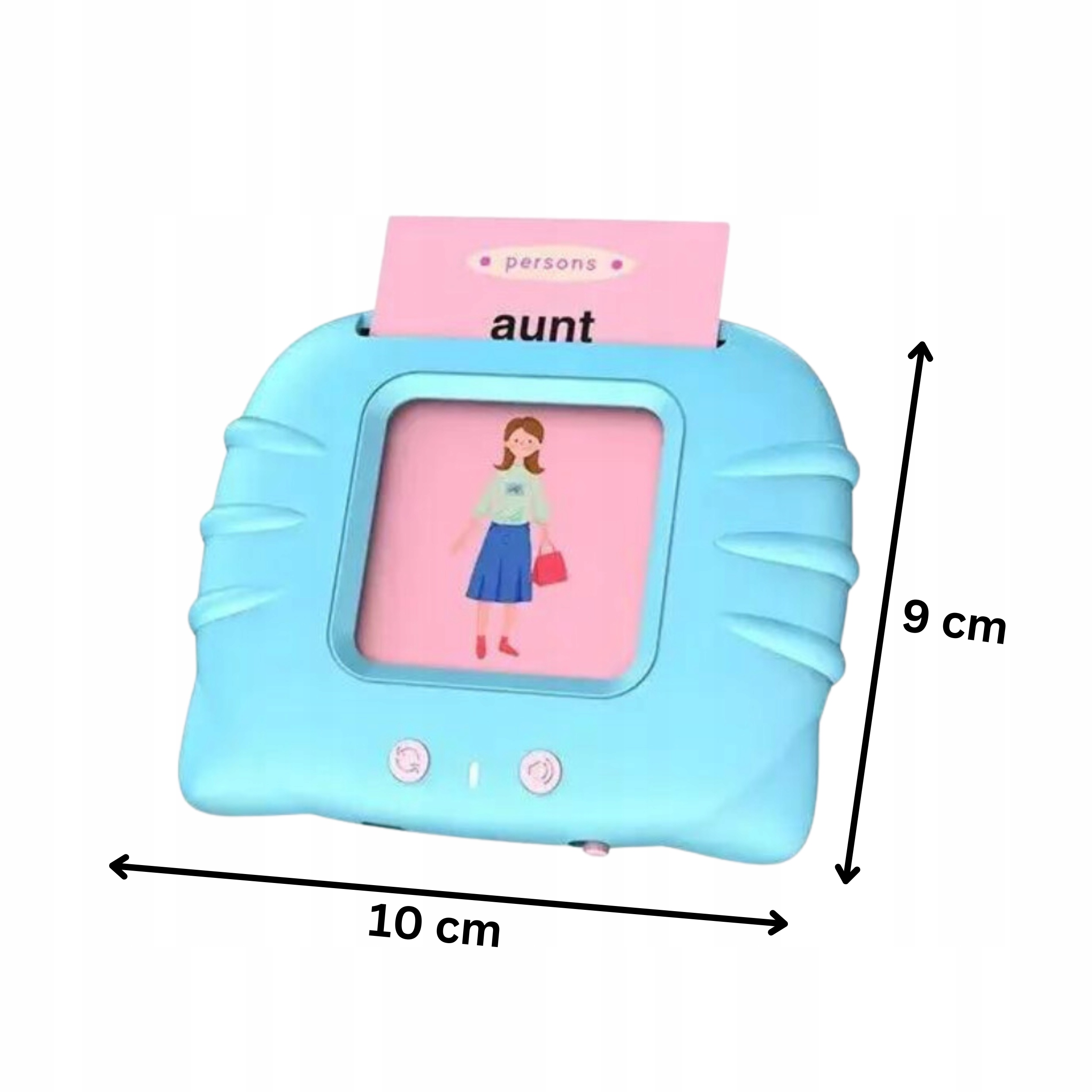 CZYTNIK KART NAUKA SŁÓWEK DLA DZIECI ANGIELSKI FISZKI 224 KARTY ZABAWKA GRA Materiał karton papier plastik