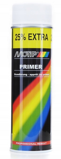 Motip Podkład Biały Lakier Akrylowy 004055 Spray 500ML