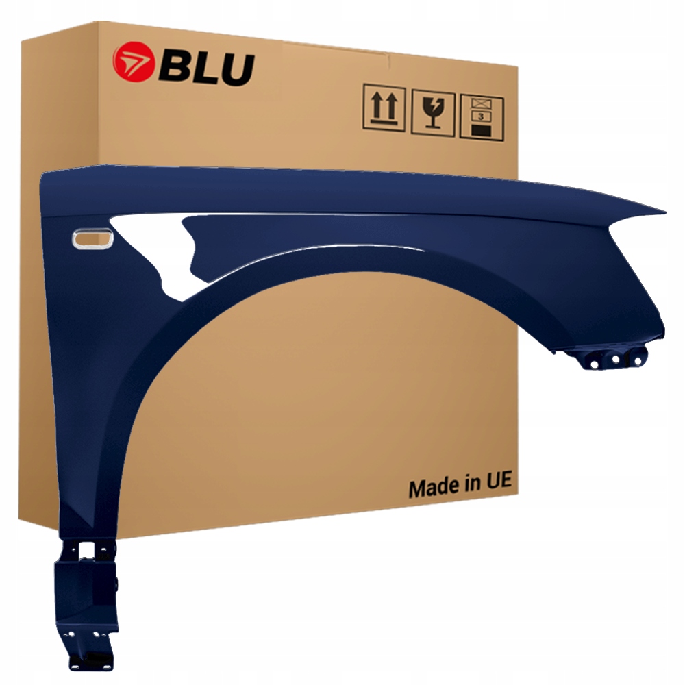 Blu Blatník Audi A3 8P LZ5A pravý modrý 03-08 přední pozink TiefSeeBlau