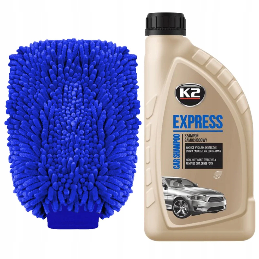 

K2 Express 1L szampon rękawica do mycia auta