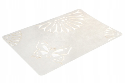 

Mata filcowa prostokątna 43x29 cm kremowa