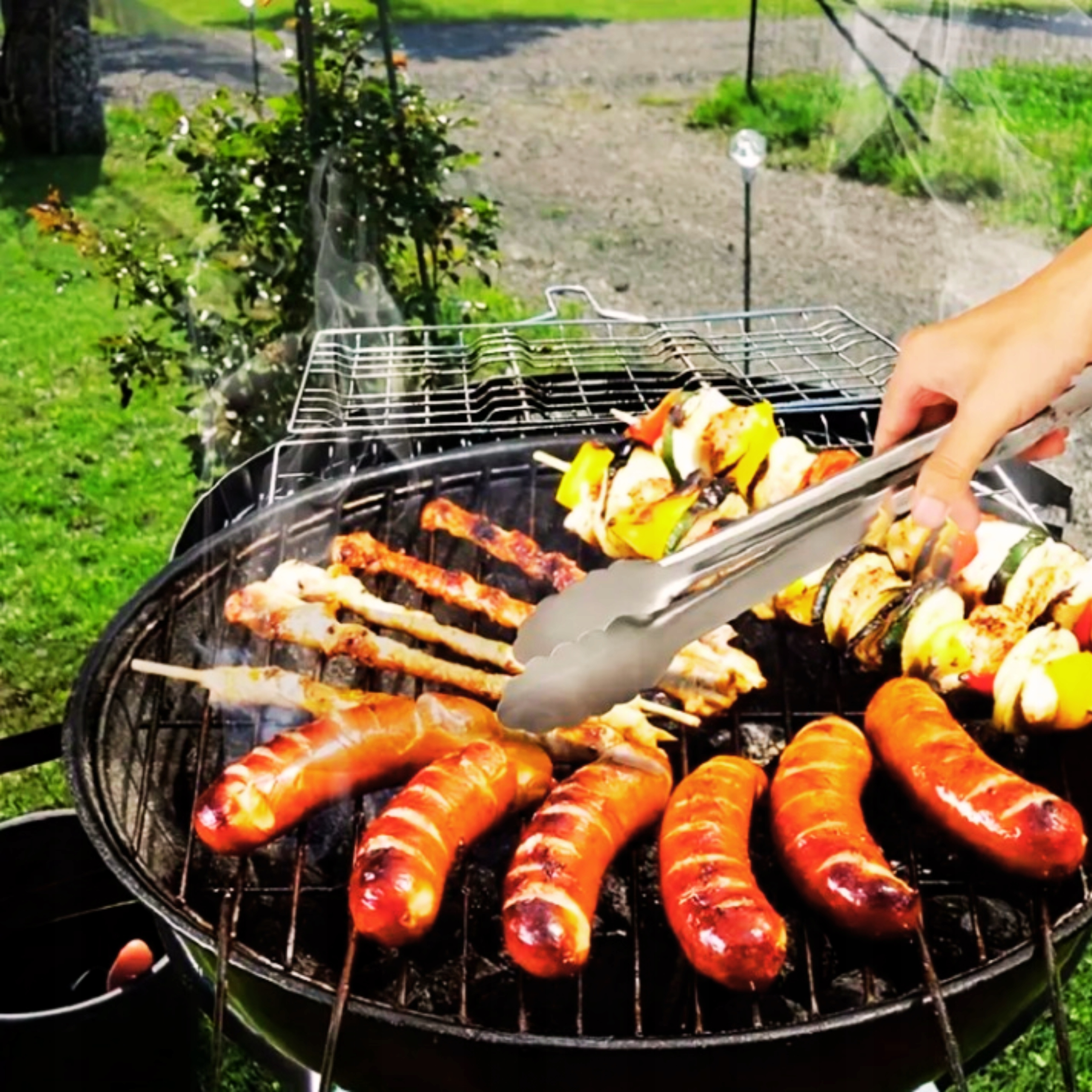 SZCZYPCE KUCHENNE METALOWE DO GRILLA SAŁATEK MIĘSA RUSZTU UNIWERSALNE 3 szt Marka Vergionic