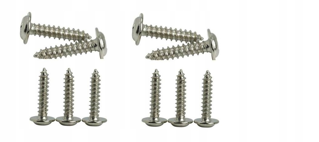 Wkręt podkładowy 3x10mm 10 sztuk płaska główka
