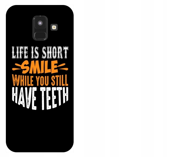 

Etui pokrowiec Samsung Galaxy A6 2018 Life is shor