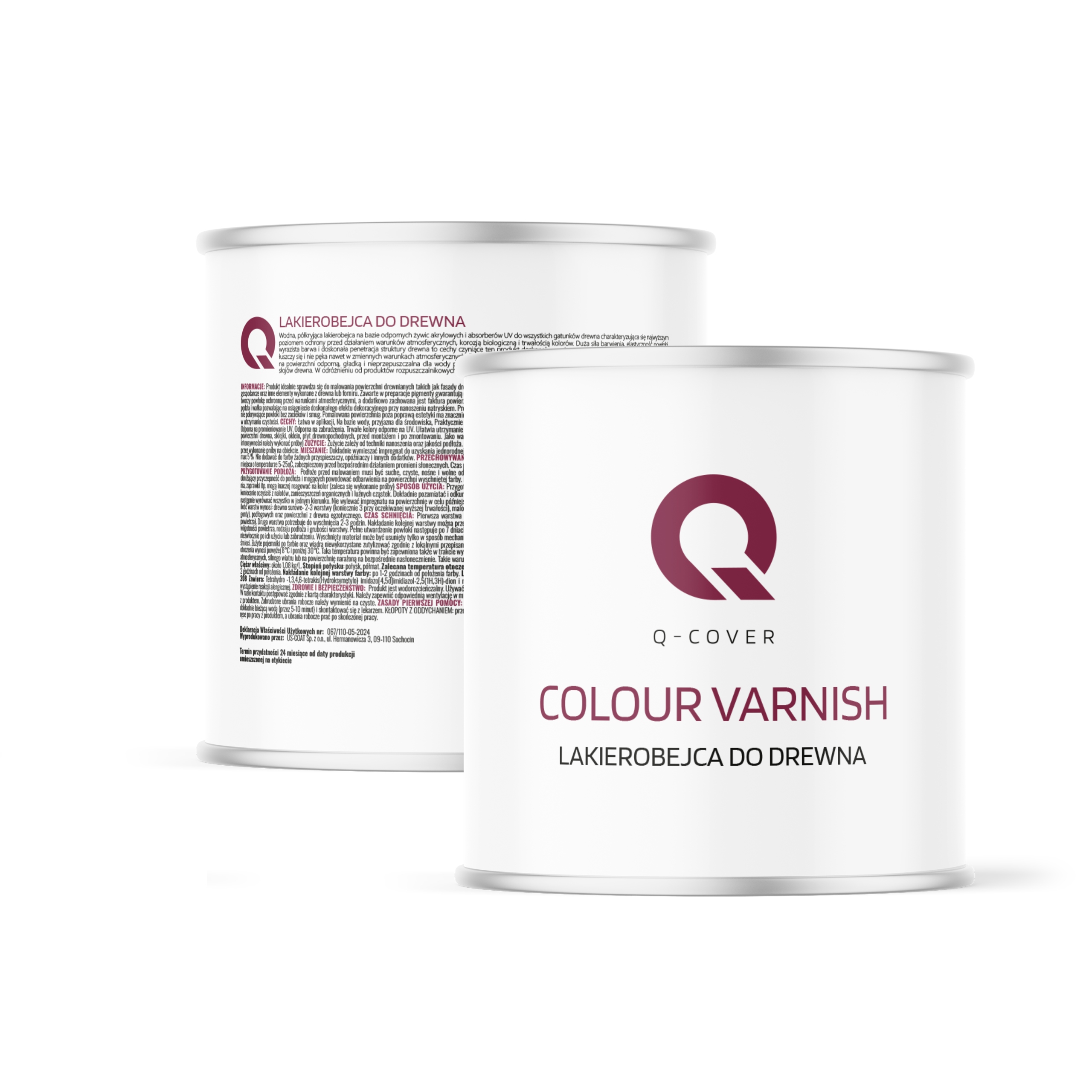 Laková Farba Na Drevo 3V1 Lazúra Šedá Tmavá Saténová Farba 2.5 L Ochranná