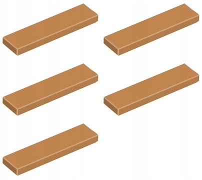 

Lego 2431 Płytka Tile 1x4 nugat średni (5g) 5 szt.