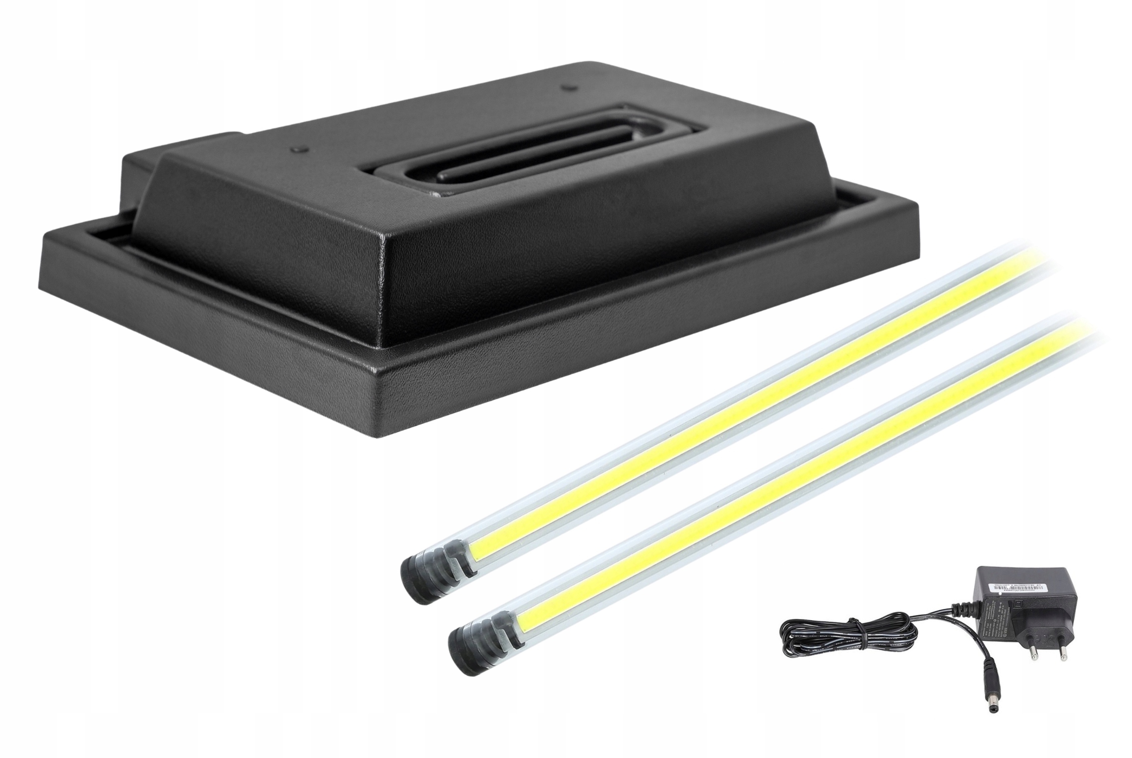 Levně Kryt do akvária 60x30 černý Led osvětlení Bílé Cob