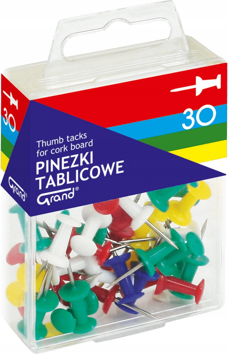 

Pinezki Grand tablicowe op – 30 szt Kw