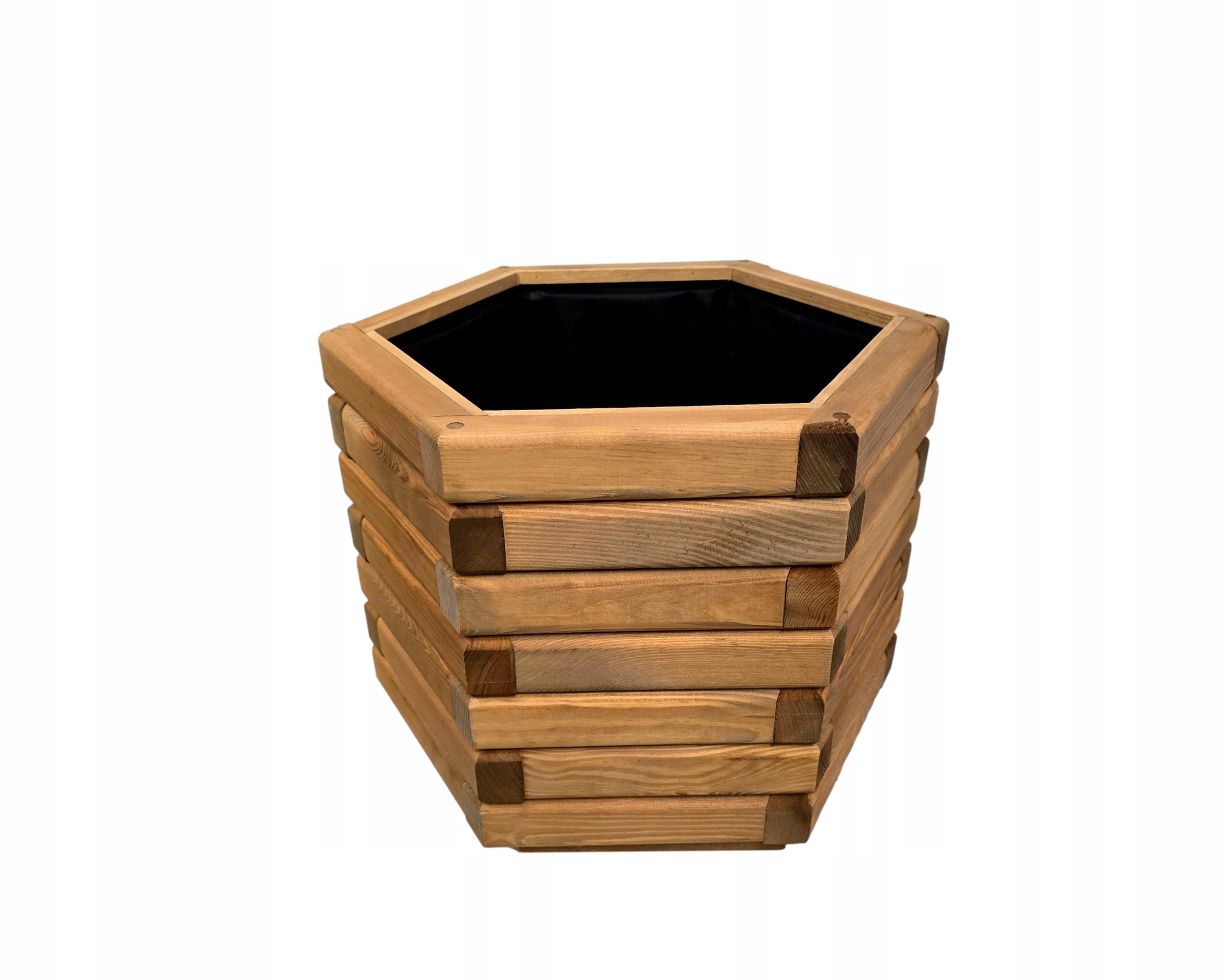 Záhradný kvetináč, drevený Aksamitka 50/43/60 cm Pinia