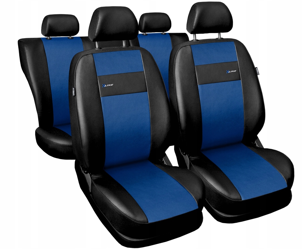 Pokrowce czarne na fotele siedzenia samochodowe do Toyota Avensis I II III