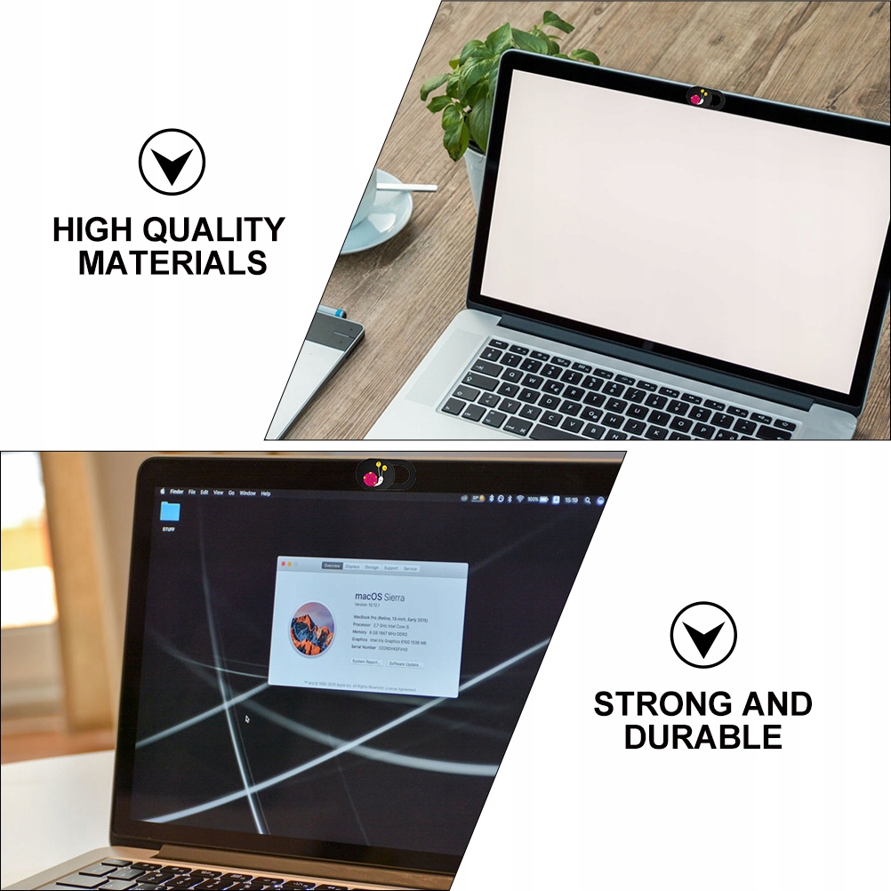 OSŁONA KAMERY NA LAPTOPIE PRYWATNOŚĆ KAMERY Marka bez marki