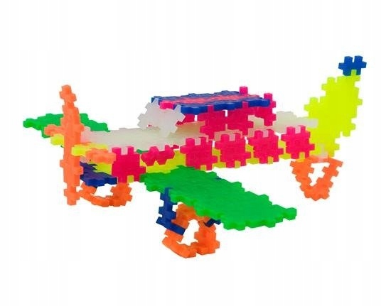 Építőkockák Mini Neon Tuba 240 db Anyag műanyag