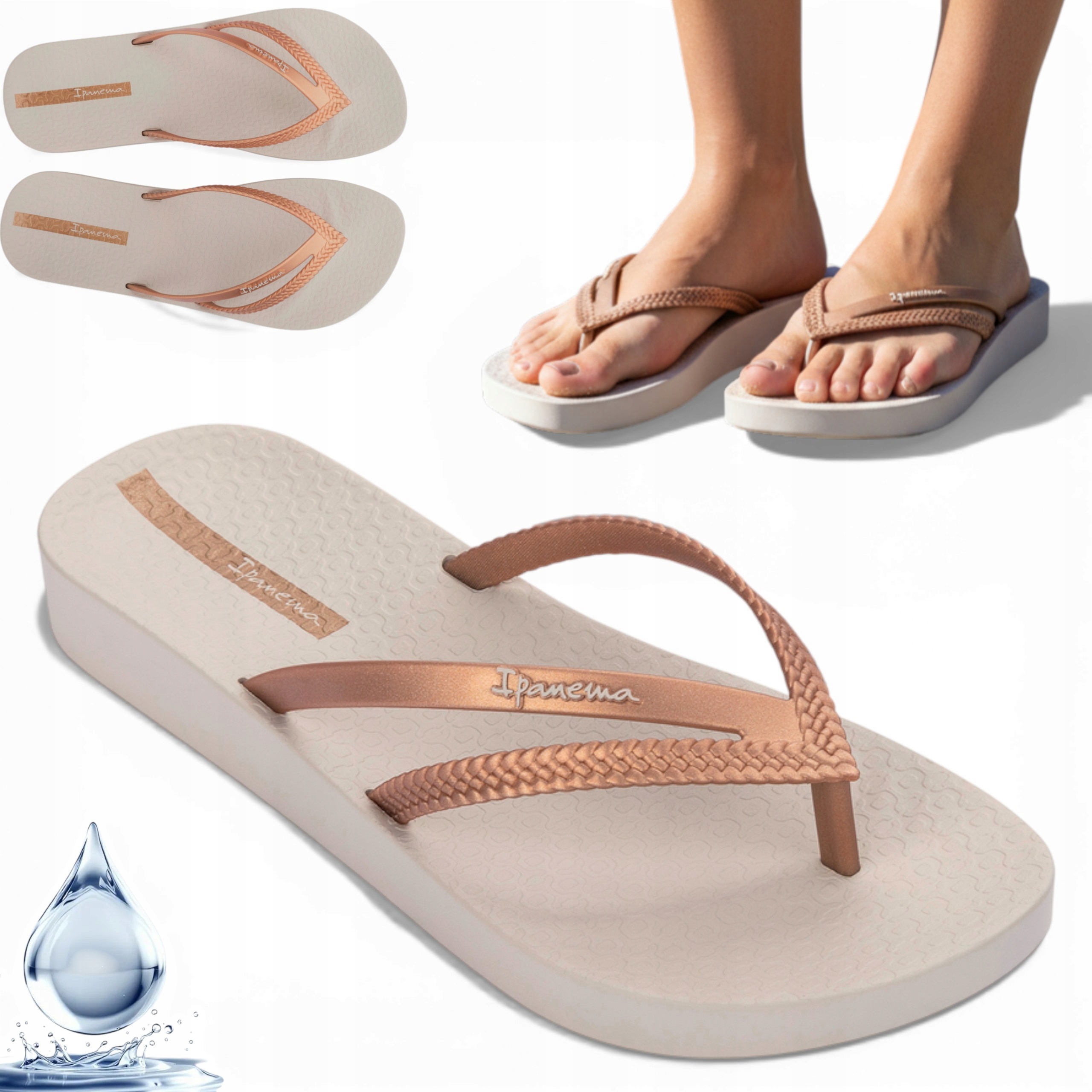 Žabky Dámské Bazénové 38 Ipanema Lehké Sportovní plážové gumové