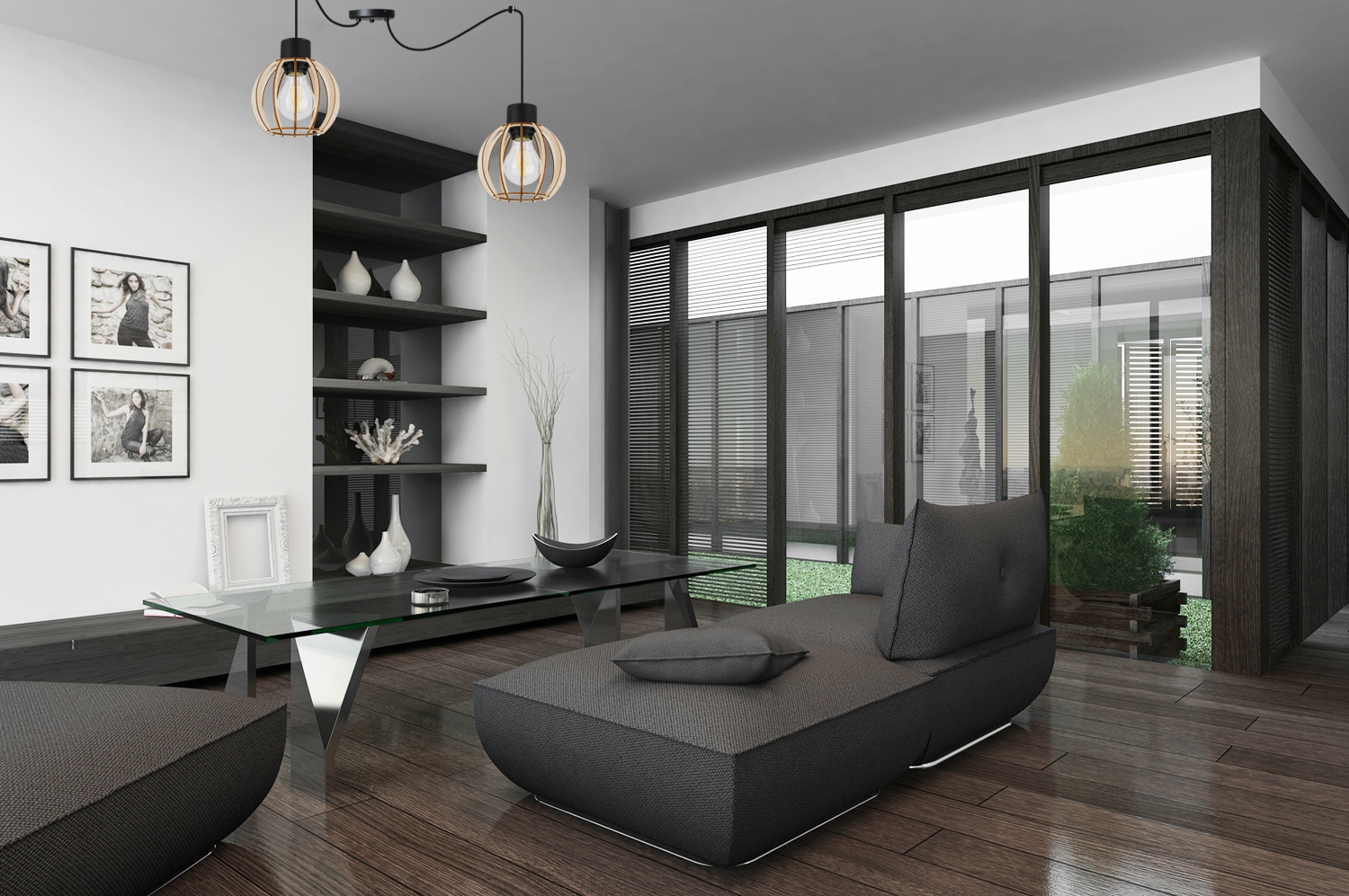 LAMPA SUFITOWA WISZĄCA ŻYRANDOL DO KUCHNI DREWNIANA NOWOCZESNA BOHO Marka Light Home