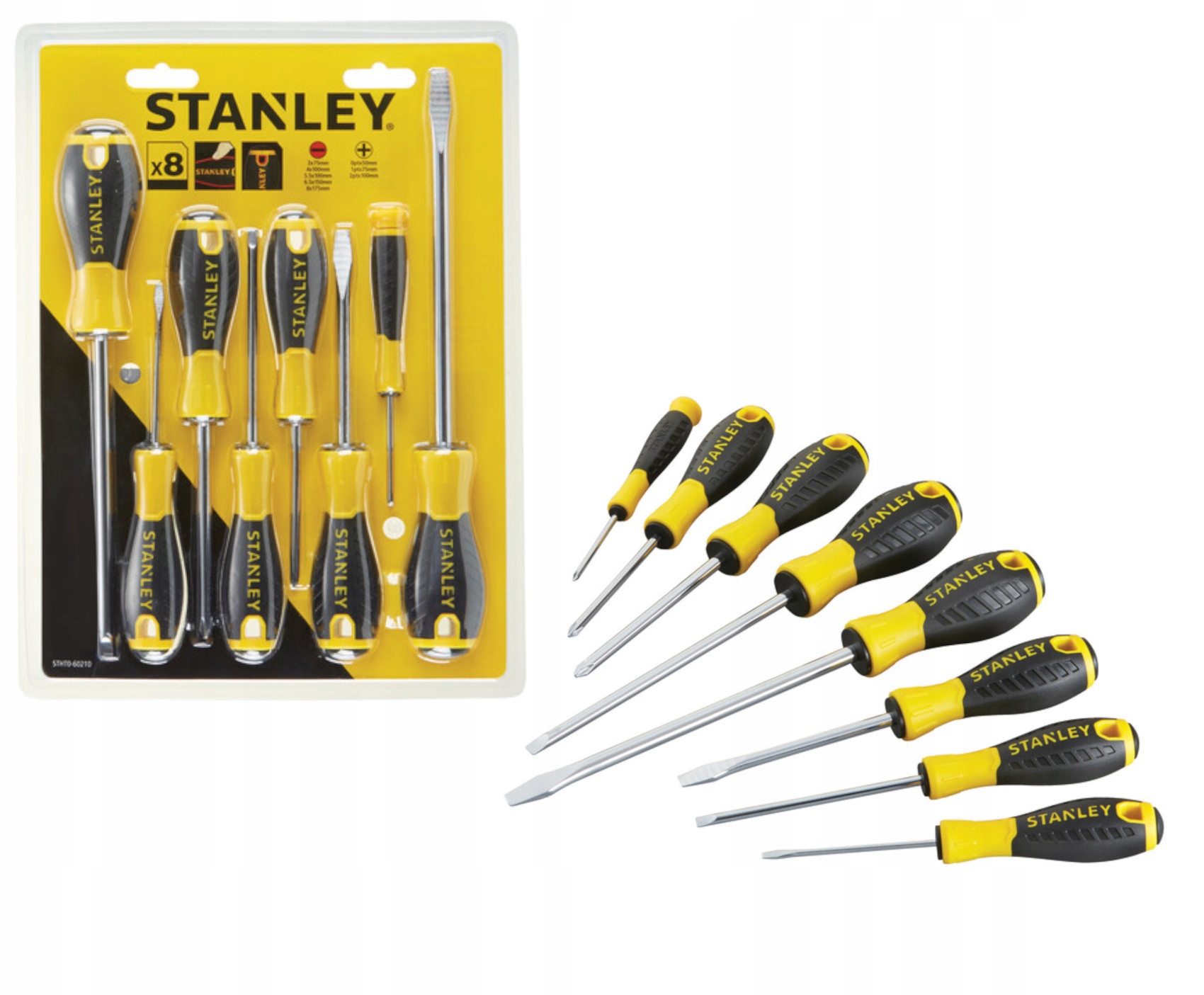 

Stanley Zestaw Wkrętaków 8 Sztuk STHT0-60210