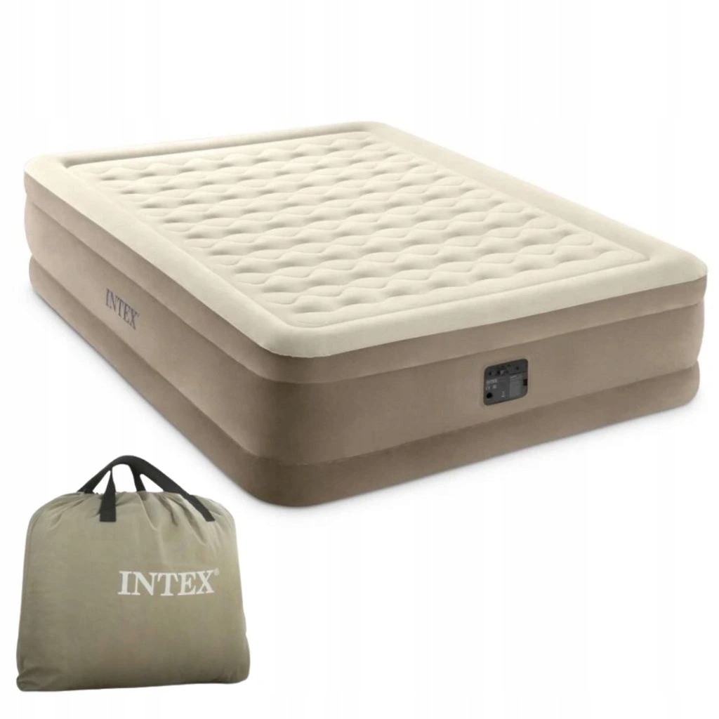 Nafukovací matrace Intex 64428 Deluxe Ultra Plush Queen 152x203x46 cm